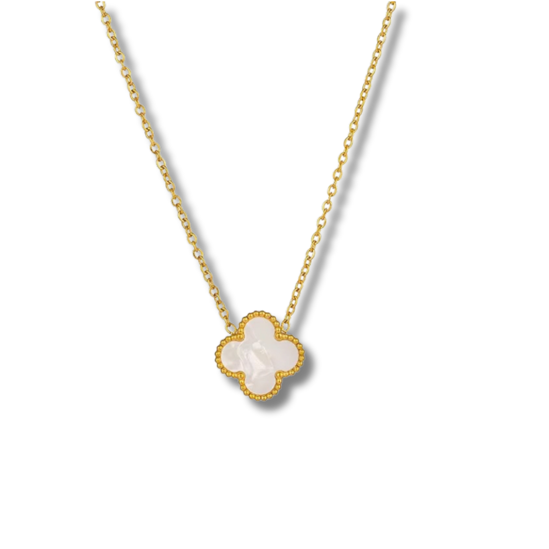 Ivory clover necklace