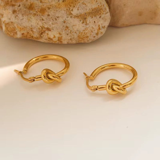 Love Knot Hoops