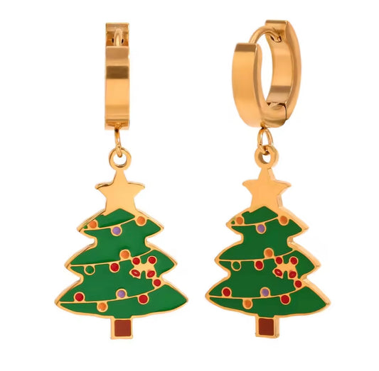 Christmas tree Earrings