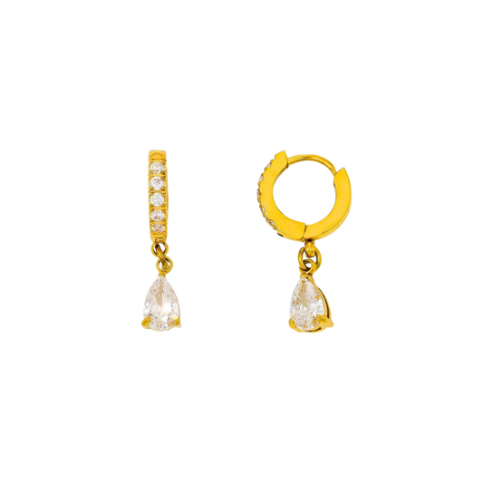 Crystal drop earrings