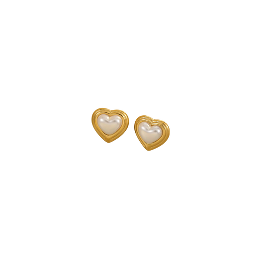Classic heart earrings