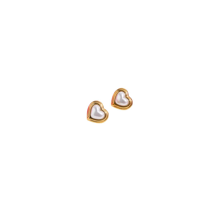 Classic heart earrings