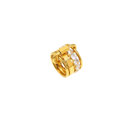 Golden stack ring