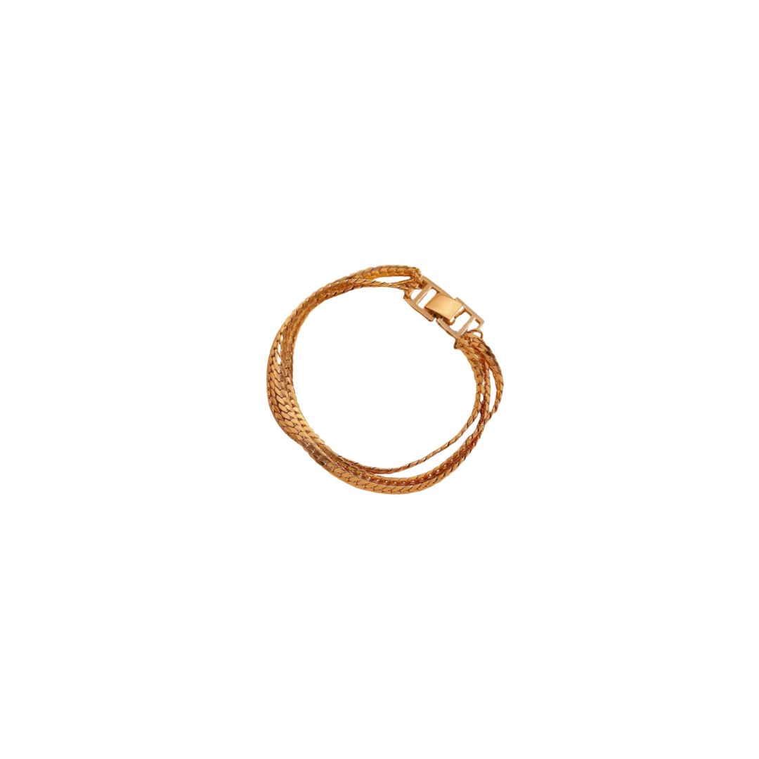 Triple braided bracelet