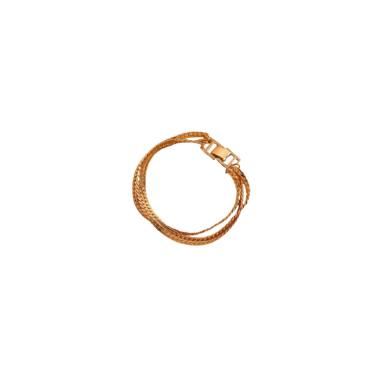 Triple braided bracelet