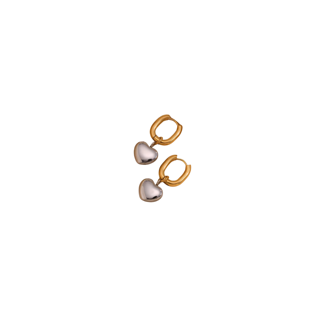 Beloved heart earrings