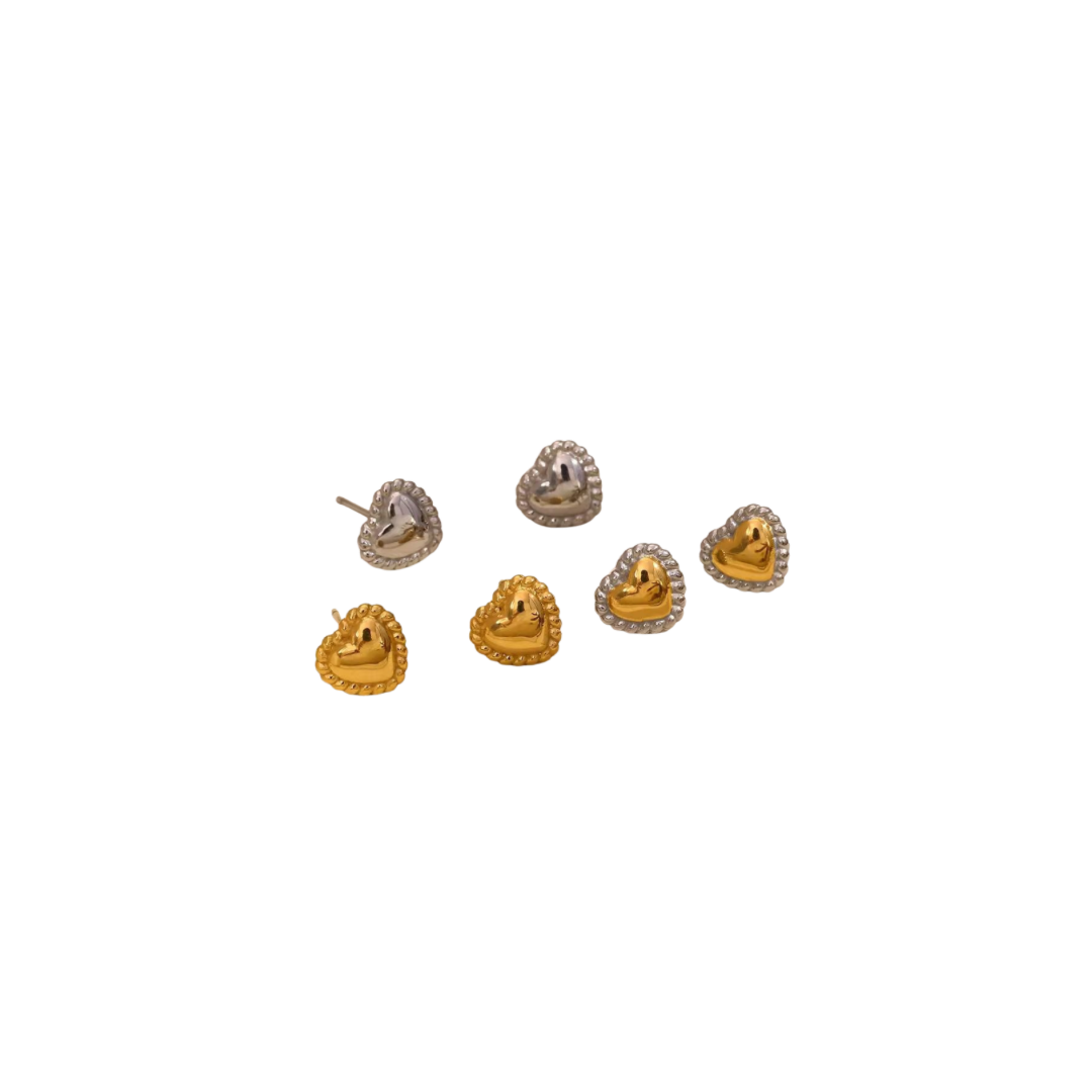 Heart muse earrings