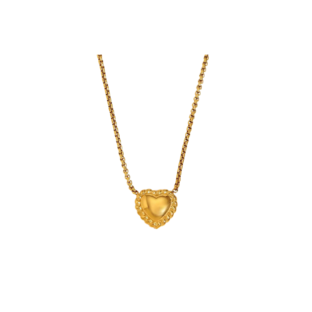 Rope heart necklace