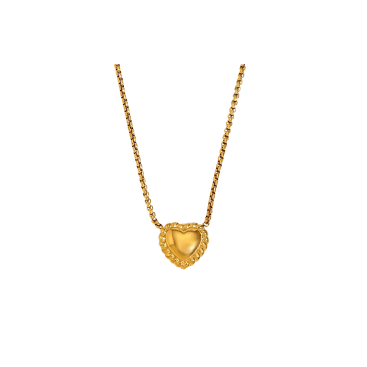 Rope heart necklace