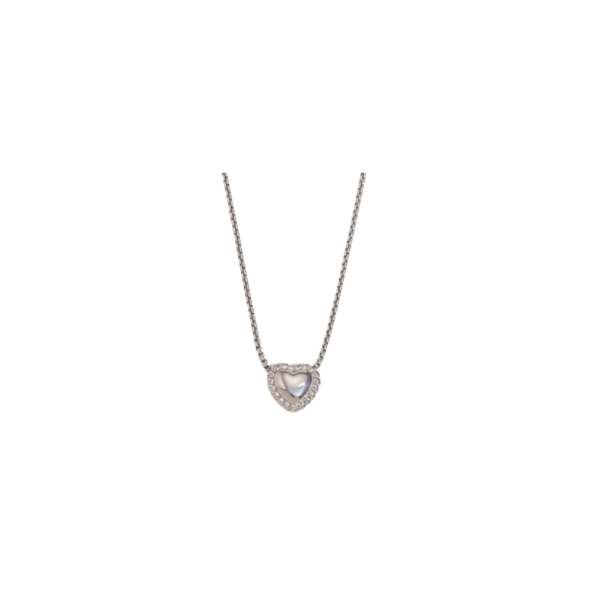 Rope heart necklace