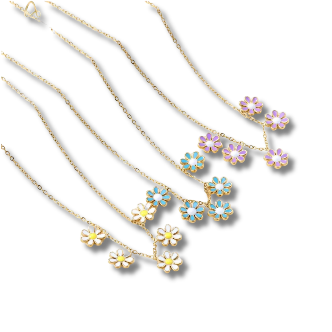 Daisy necklace (girls necklace)