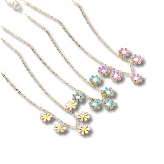 Daisy necklace (girls necklace)