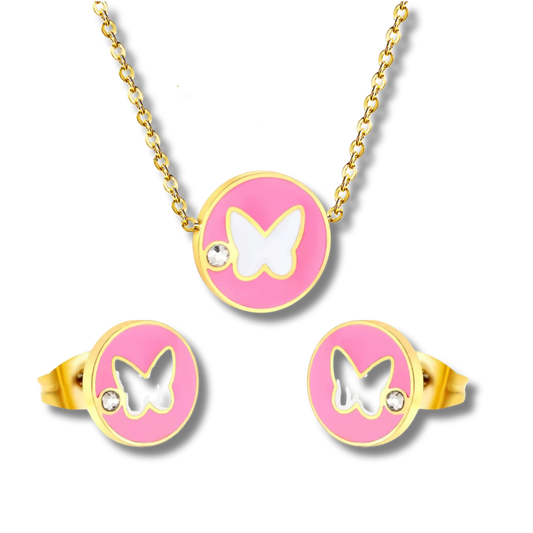 Butterfly Necklace Set (girls set)