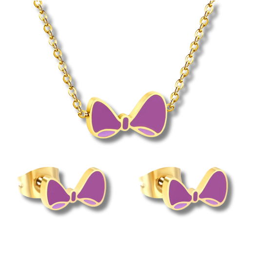 Purple Bow set (girls set)