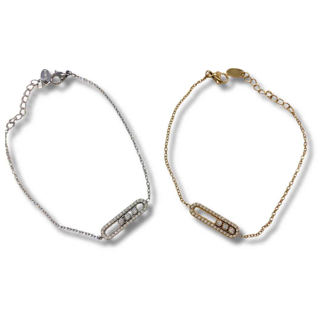 Dazzle link bracelet