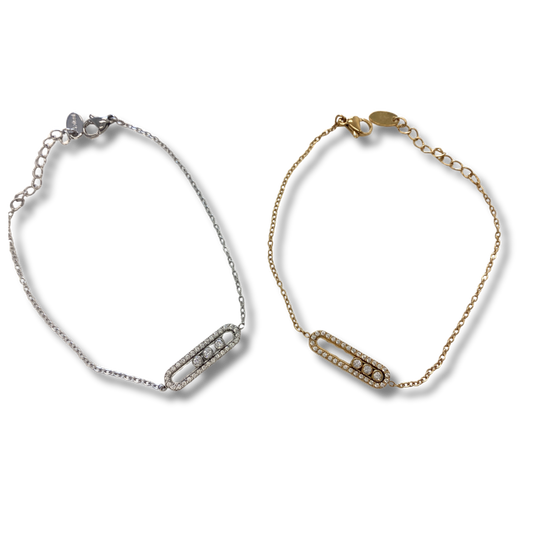 Dazzle link bracelet
