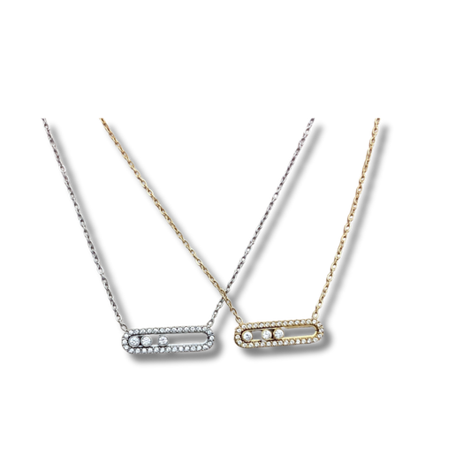 Dazzle link necklace