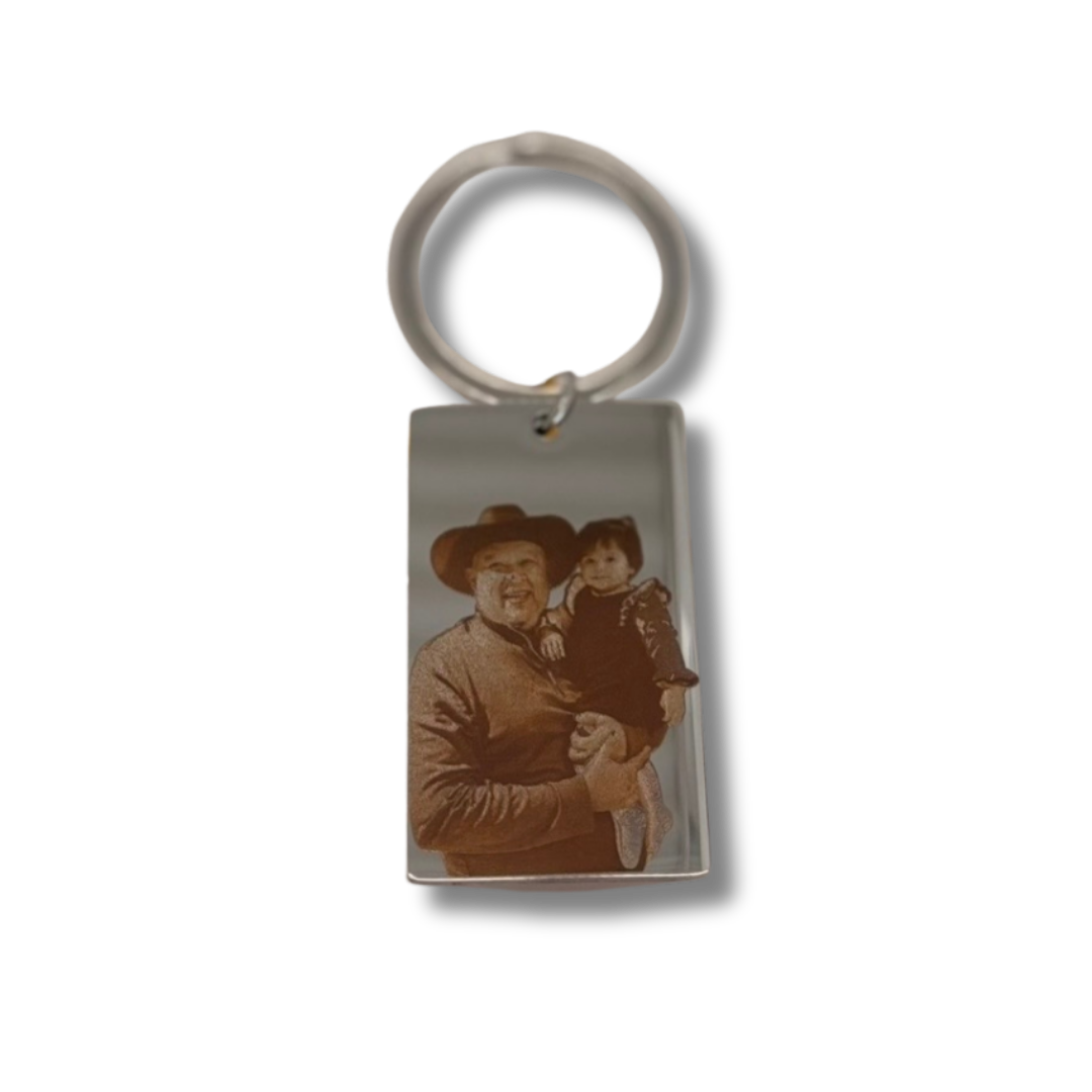 Rectangle keychain