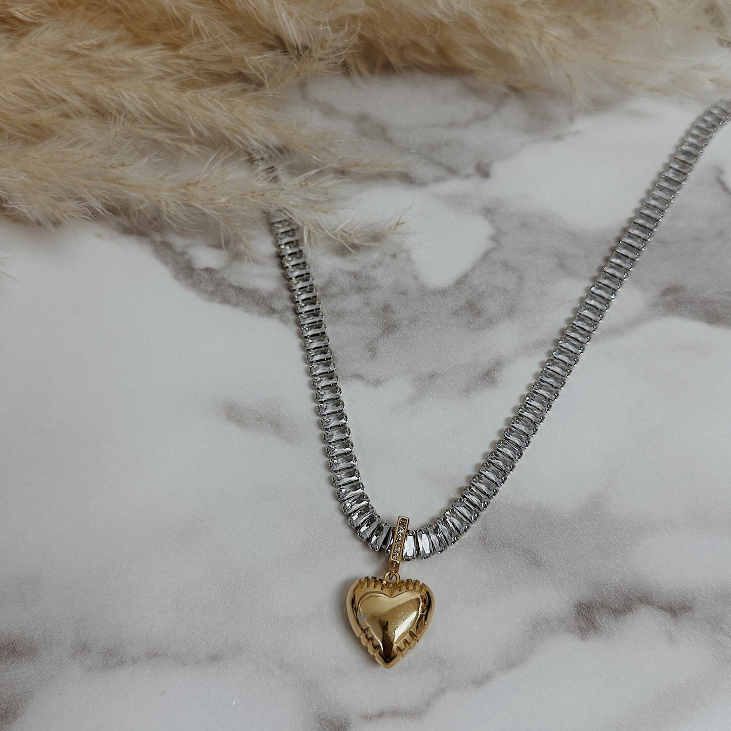 Bubble Heart Necklace